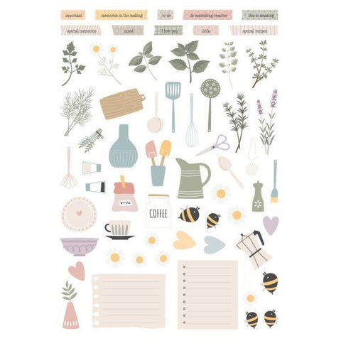 Herbs and Flowers - Die Cut Ephemera