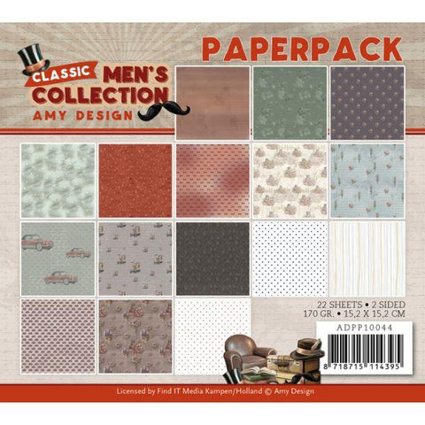 Classic Men's Collection - 6x6 Paper Pad