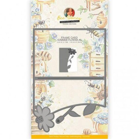 Bee Honey - Summer Flower Frame A2 - Dies