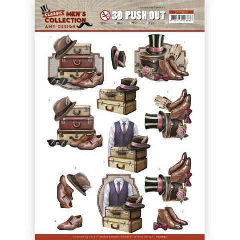 Classic Men's Collection - Gentleman - Punch Out Sheet