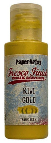 Fresco Finish Acrylic Paint - Kiwi Gold