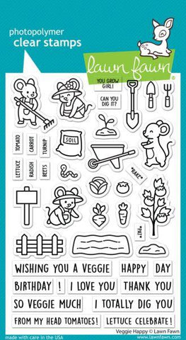 Veggie Happy - Clear Stamps