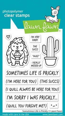 Sometimes Life is Prickly - Clear Stamps