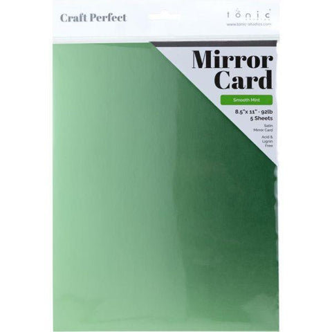 Glossy Mirror Cardstock - Smooth Mint
