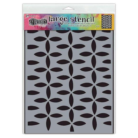 Dylusions Stencil - Retro Grid - Large