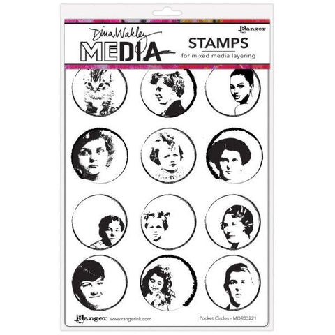 Pocket Circle - Cling Stamps