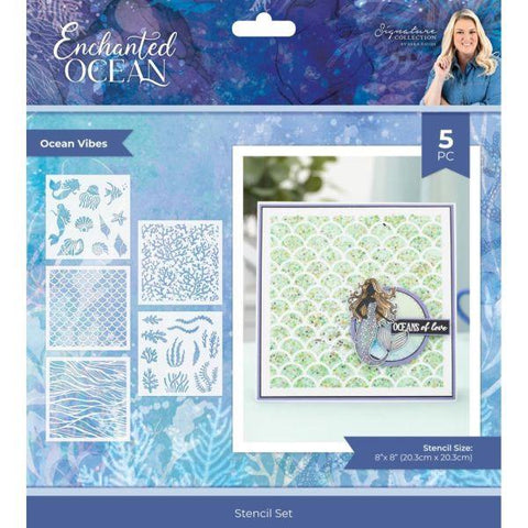 Enchanted Ocean - Layering Stencils - Ocean Vibes