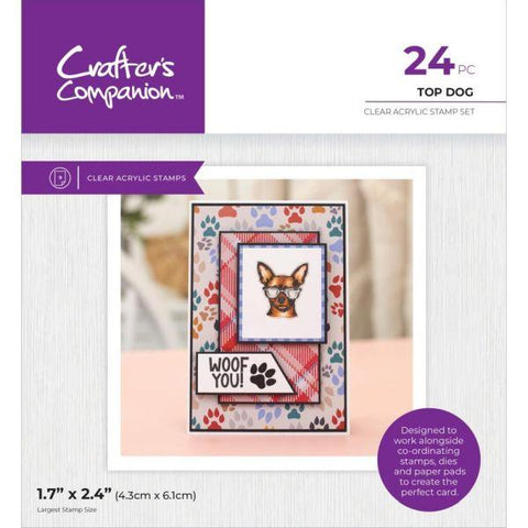 Pets Rule - Clear Stamps - Top Dog