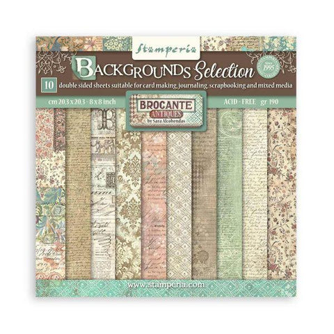 Brocante Antiquities - 8x8 Collection Pack - Backgrounds