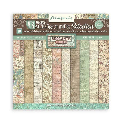 Brocante Antiquities - 12x12 Collection Pack - Backgrounds