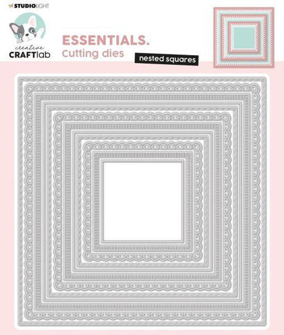 Nested Squares Essentials - Dies