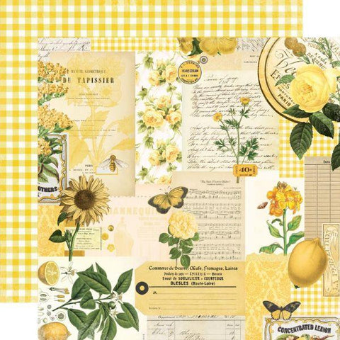 Simple Vintage Essentials Color Palette - Yellow Collage