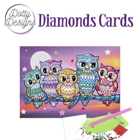 Diamond Cards - Kitschy Owls