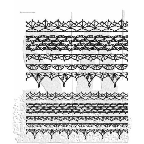 Crochet Trims - Cling Stamps