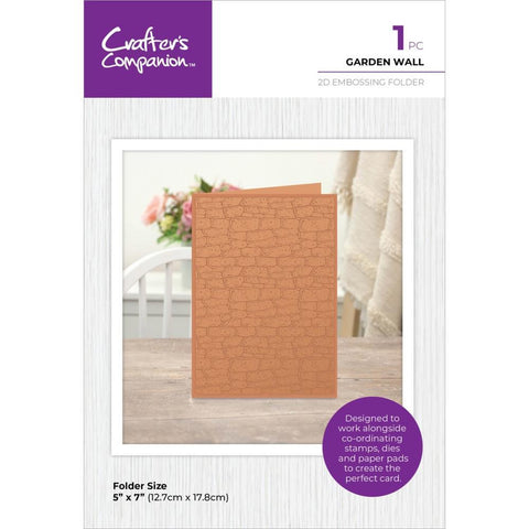 Garden Collection - 2D Embossing Folders - Garden Wall