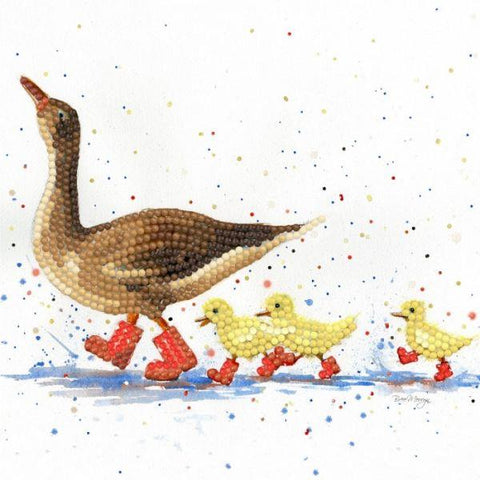 Diamond Art Card Kit - Puddle Parade