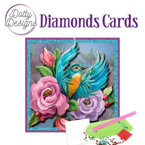 Diamond Cards - Blue Bird