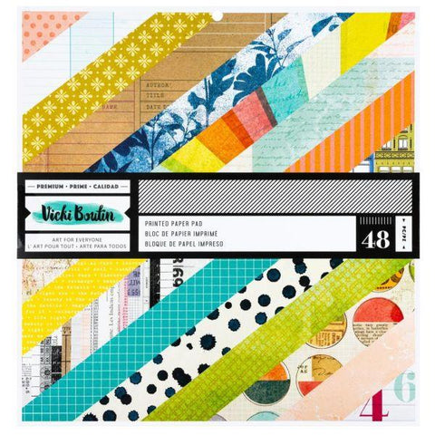 Mixed Media Collection - 12x12 Printed Paper Pad