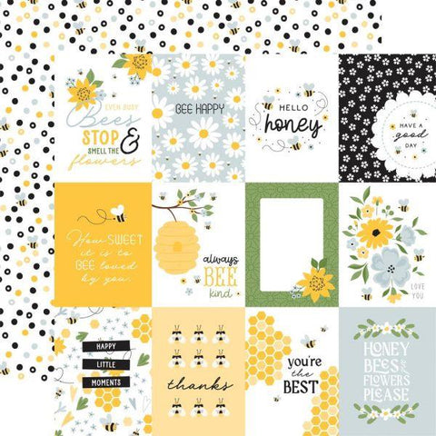 Happy as Can Bee - 3x4 Journaling Cards