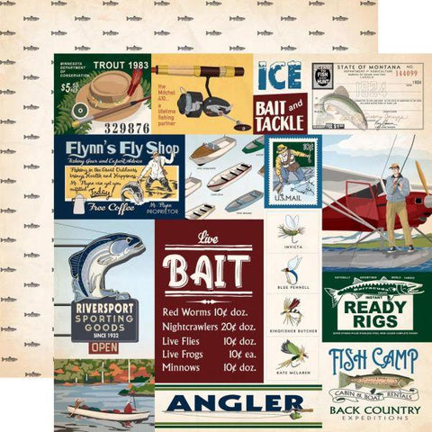 Gone Fishing - Multi-Journaling Cards