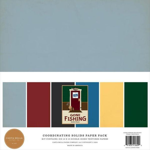 Gone Fishing - 12x12 Collection Pack - Solids