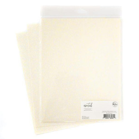 Glitter Cardstock - Ivory