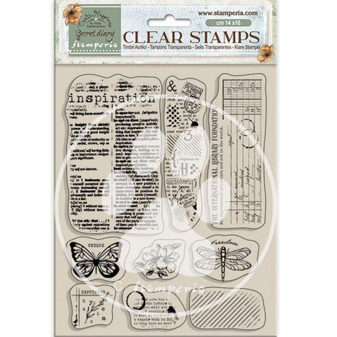 Secret Diary - Clear Stamps - Inspiration