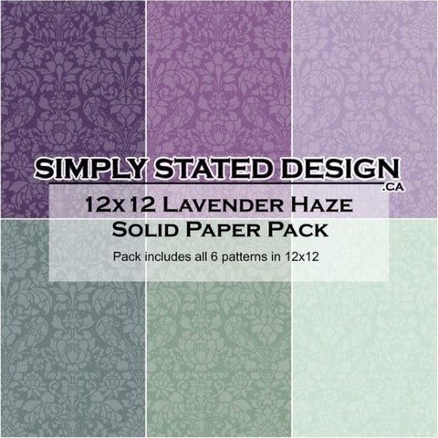 Lavender Haze - 12x12 Collection Pack - Solids