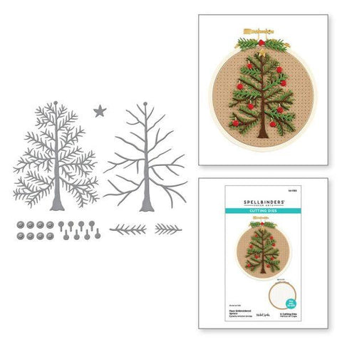 NIchol's Needlework Collection - Faux Embroidered Spruce Dies