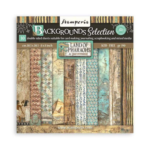 Land of the Pharohs - 8x8 Paper Pack - Backgrounds