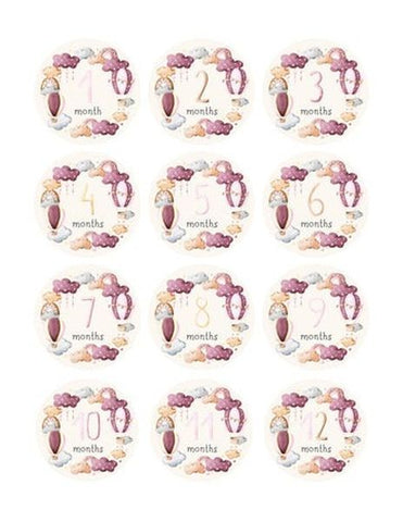 Baby Bliss in Pink - Ephemera - Months