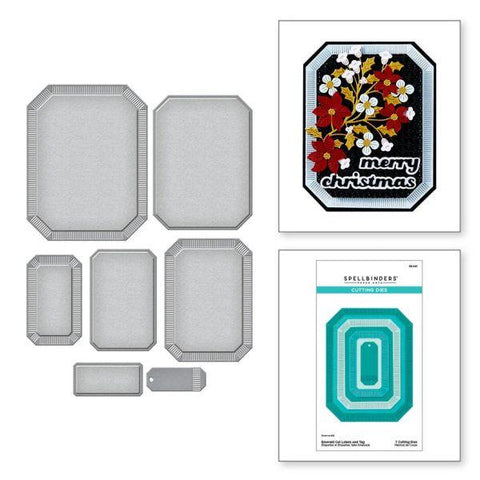 Home for the Holidays Collection - Emerald Cut Labels and Tag Dies