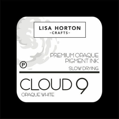 Cloud 9 Ink Pad - Slow Drying Opaque Pigment Ink - Opaque White