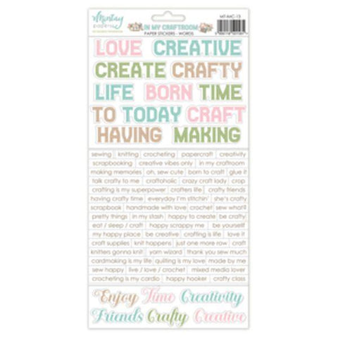 In My Craftroom - Stickers - Words