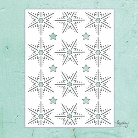 Snowflakes 2 - 6x8 Stencil