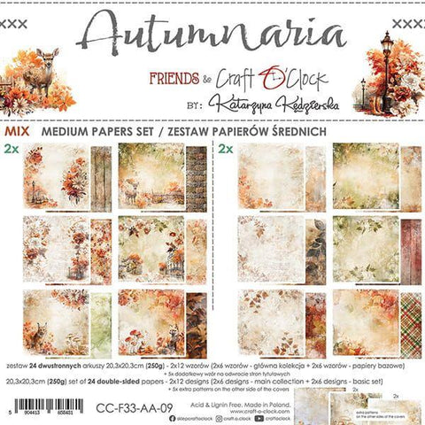 Autumnaria - 8x8 Collection Pack - Mixed