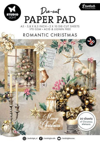 Romantic Christmas Essentials - Die-Cut Paper Pad