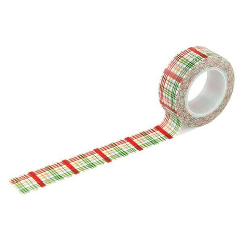 Winnie the Pooh Christmas - Washi Tape - Pooh Bear Plaid