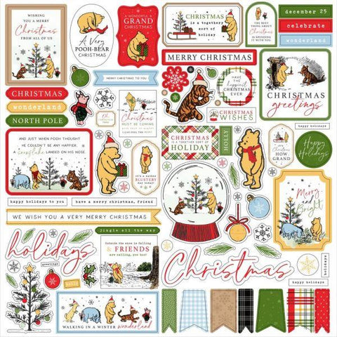 Winnie the Pooh Christmas - Stickers