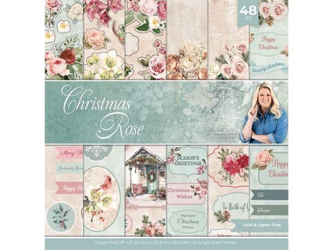 Sara Signature Christmas Rose - 8x8 Topper Pad