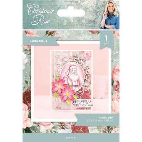 Sara Signature Christmas Rose - Clear Stamps - Santa Claus