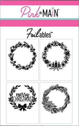 Christmas Wreaths - Foilable Panels