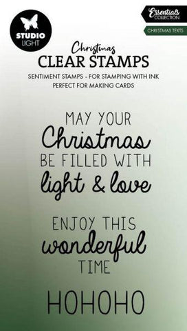 Christmas Texts - Clear Stamps