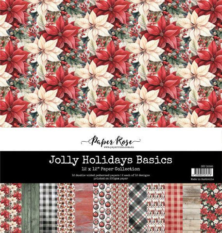 Jolly Holidays - 12x12 Paper Collection - Basics