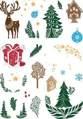 Christmas Inlay - Clear Stamps