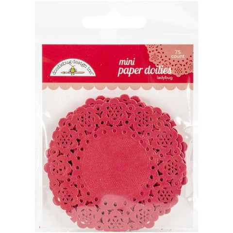 Mini Doilies - Ladybug