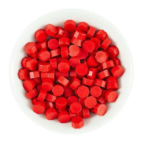 Vibrant Red Wax Beads