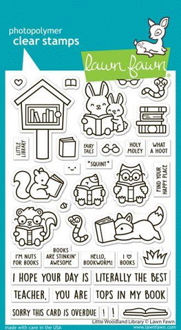 Little Woodland Library - Clear Stamps