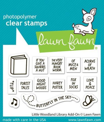 Little Woodland Library - Add On - Clear Stamps