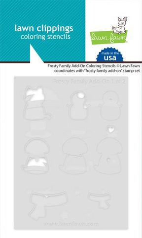 Frosty Family Add On - Coloring Stencils